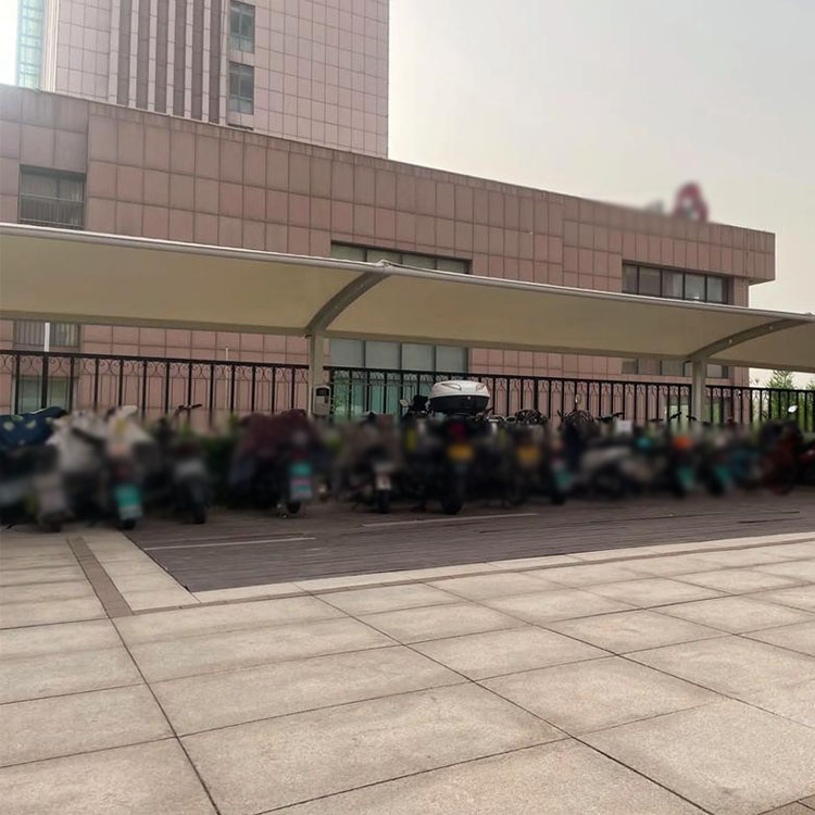 策勒县膜结构电动车棚