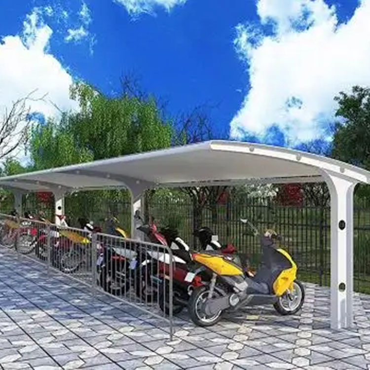 策勒县膜结构电动车棚